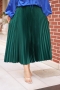 Lariva Emerald Satin Skirt