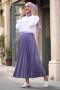 Linya Purple Skirt Shirt Combine