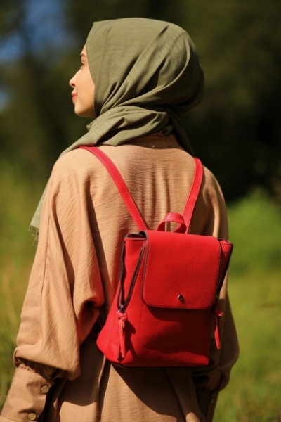 Always Kırmızı Sırt Çantası