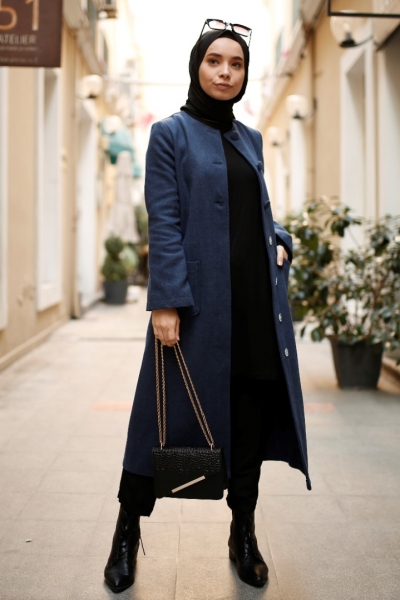 Blose Navy Blue Coat