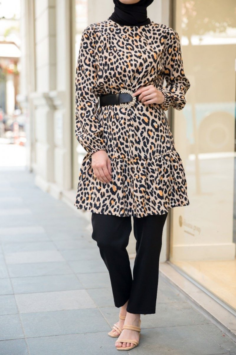 Sofia Leopard Tunic