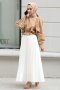 Linya White Skirt