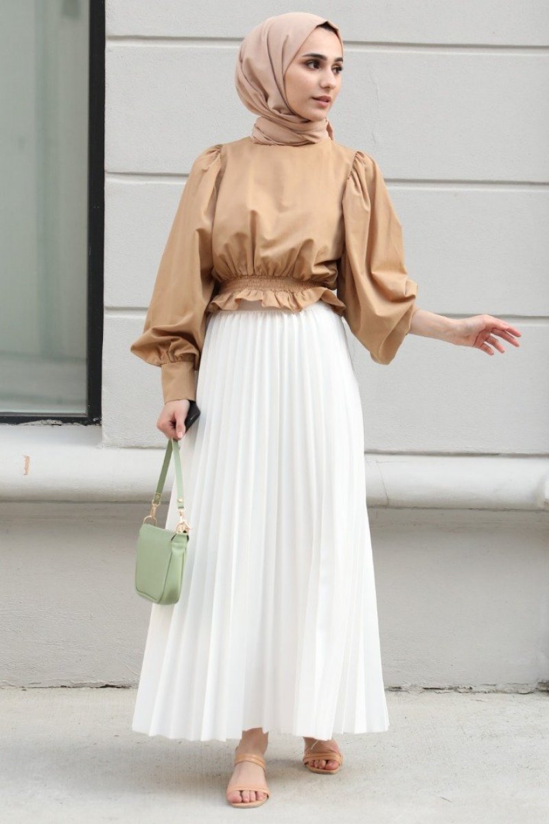 Linya White Skirt