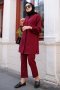 Yula Claret Red Suit