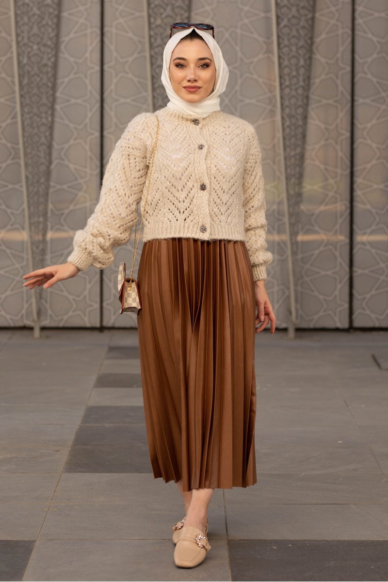 Linya Camel Skirt