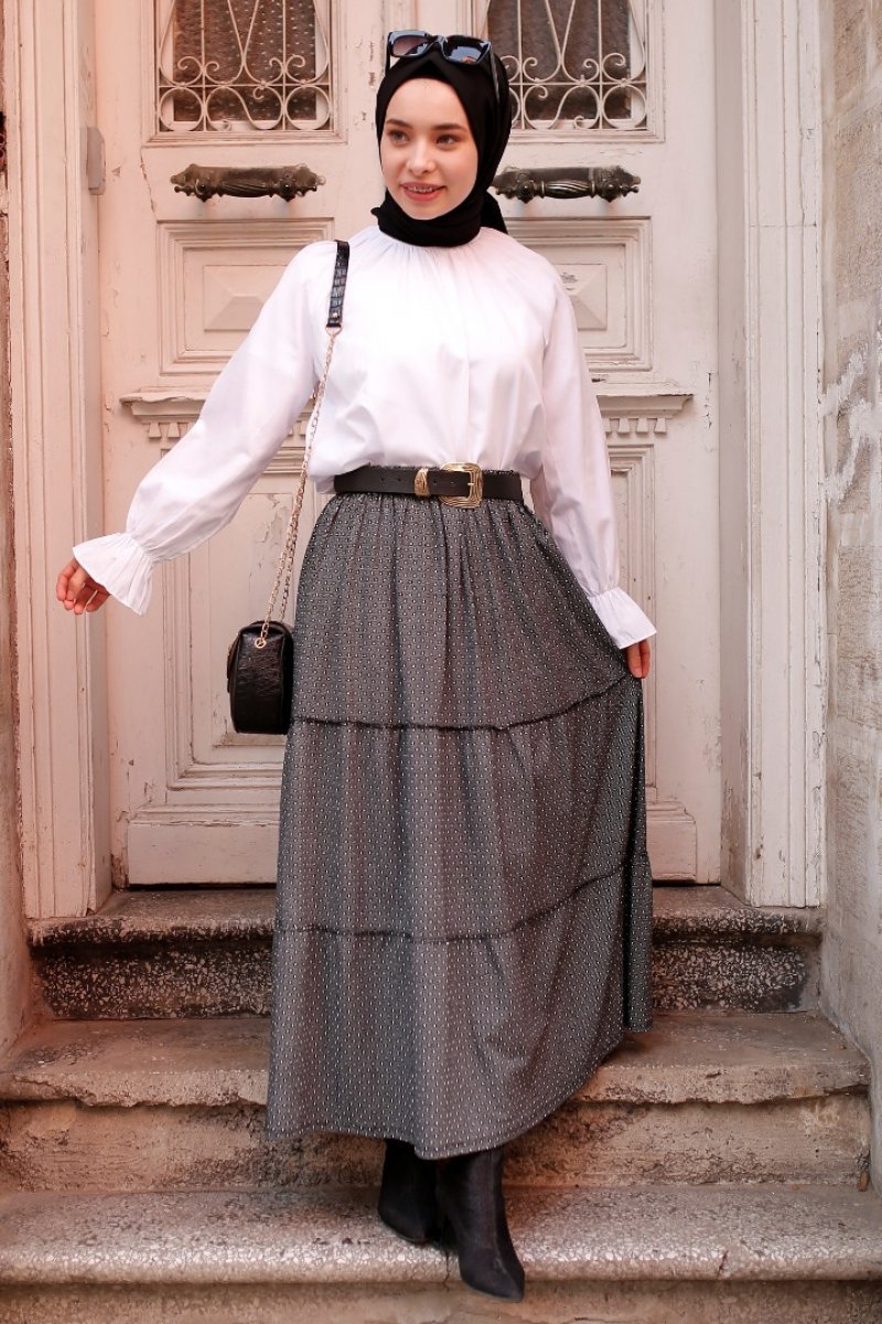 Petra Smoked Skirt