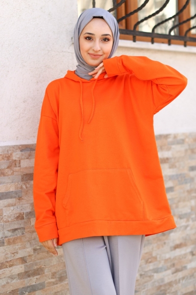 Miros Orange Sweatshirt