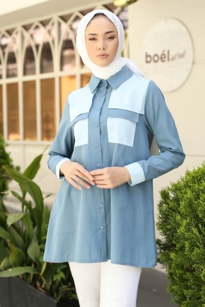 Annie Blue Tunic