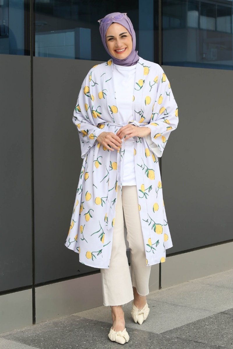 Citrus Lila Kimono