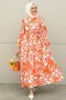 Leona Orange Dress