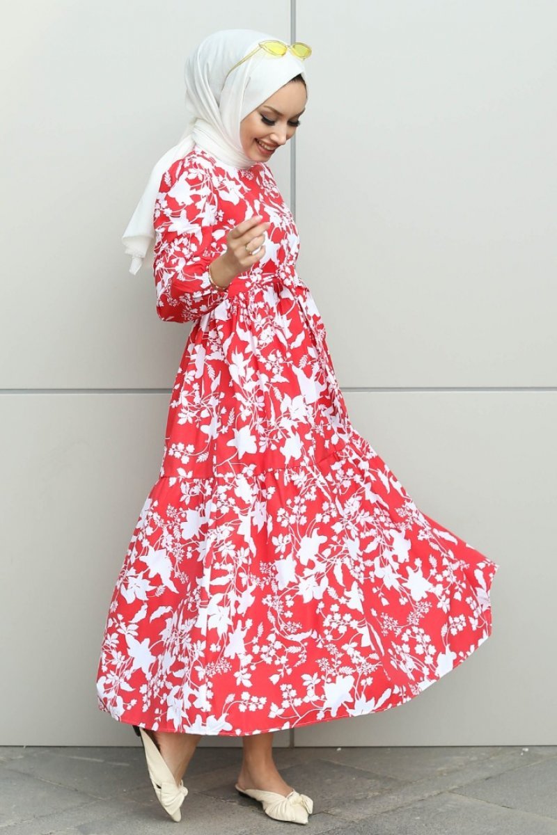 Leona Red Dress