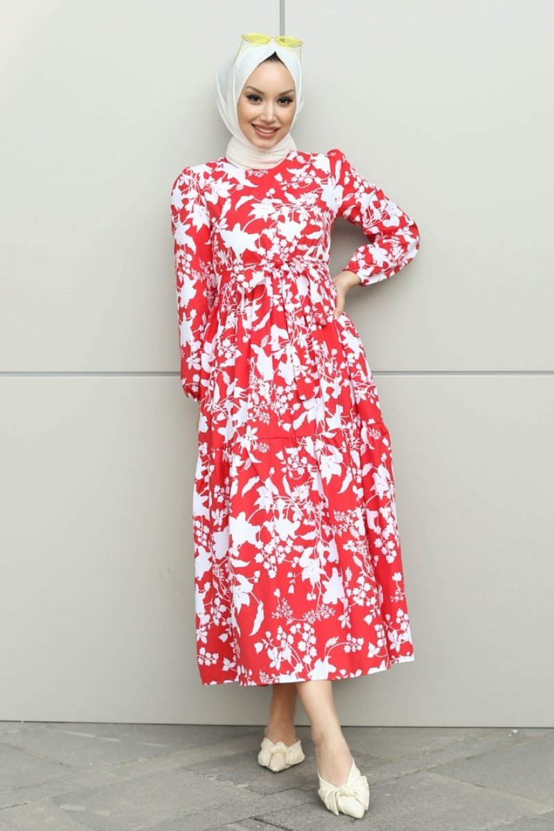 Leona Red Dress