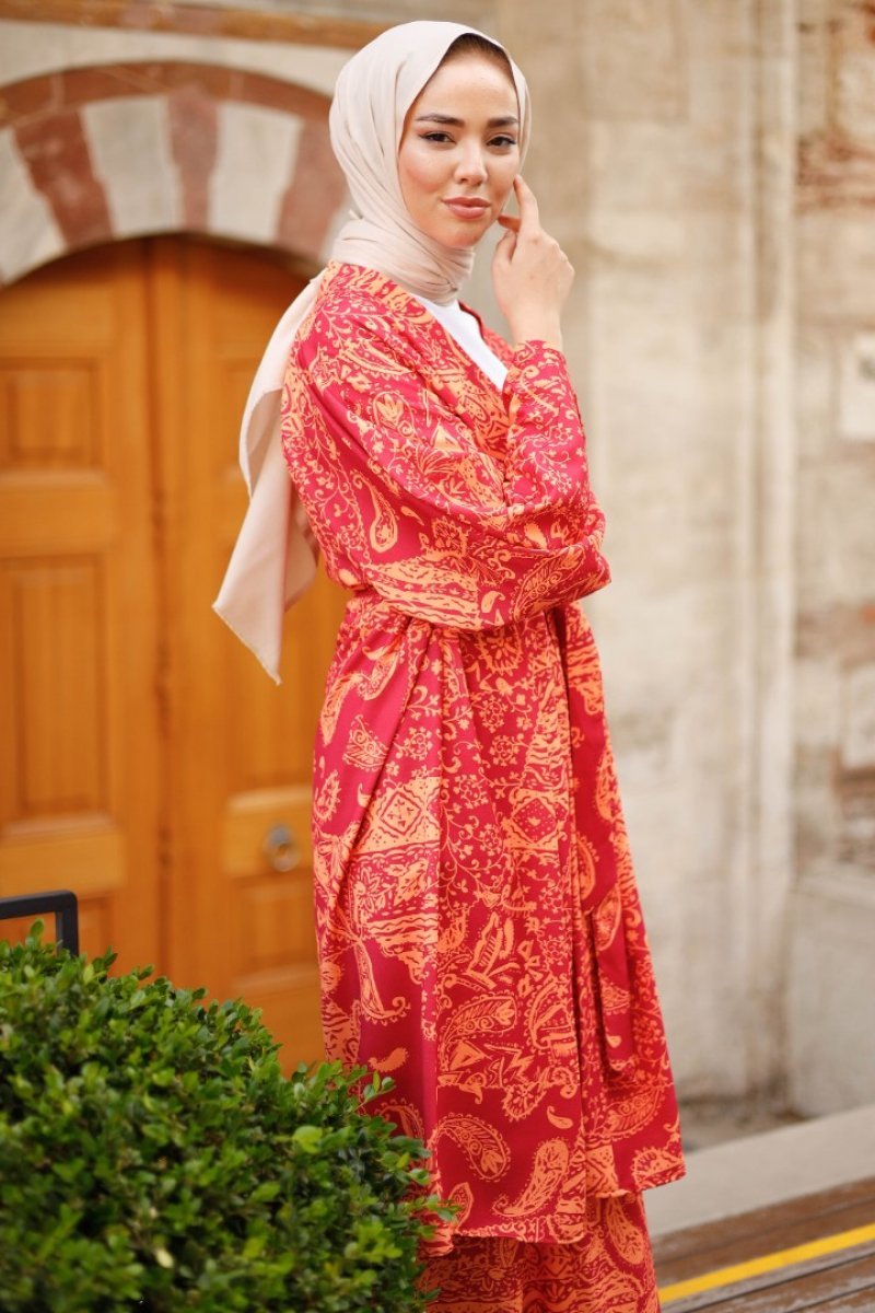 Sanchez Red Kimono