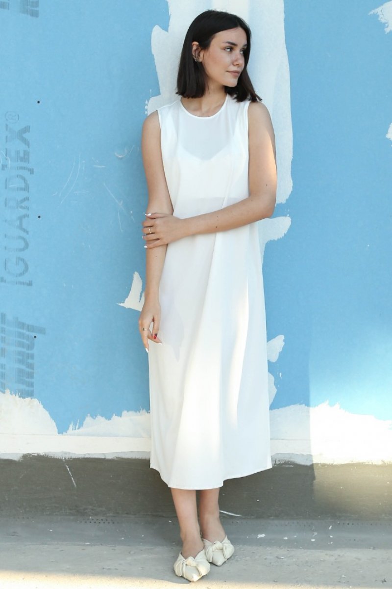 Underskirt White Lining Dress
