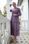 Monica Purple Chiffon Dress