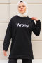 Wrong Black Sweatshirt