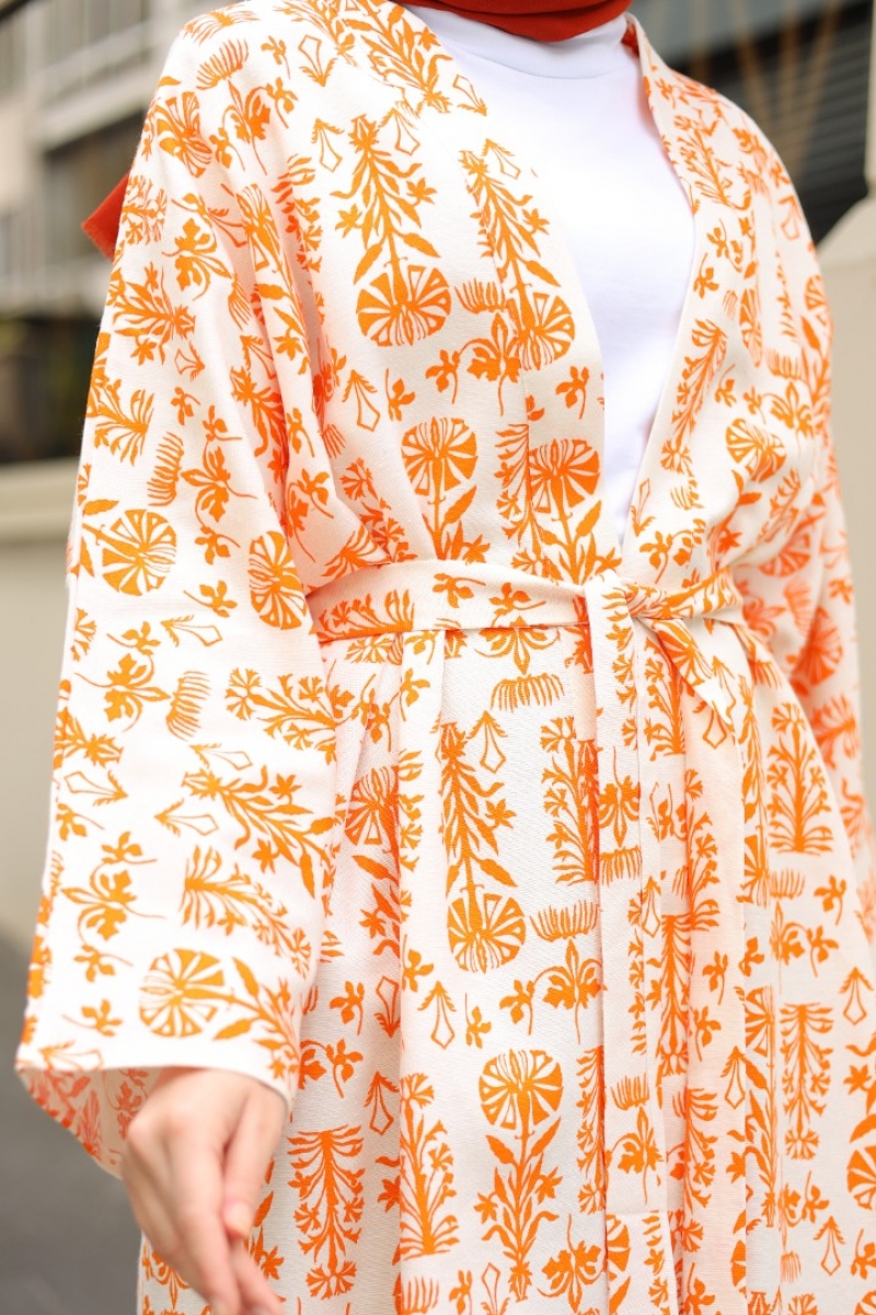 Cedric Orange Kimono