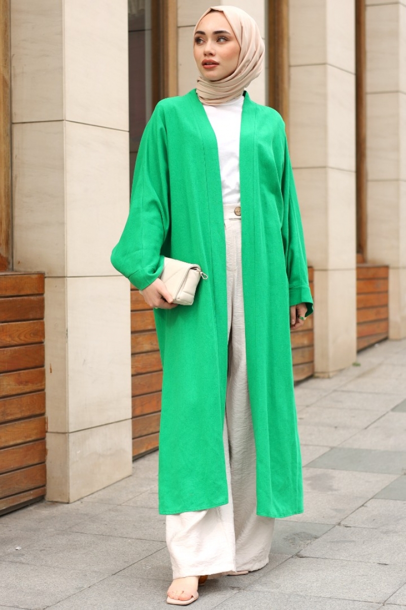 Lalin Yeşil Kimono