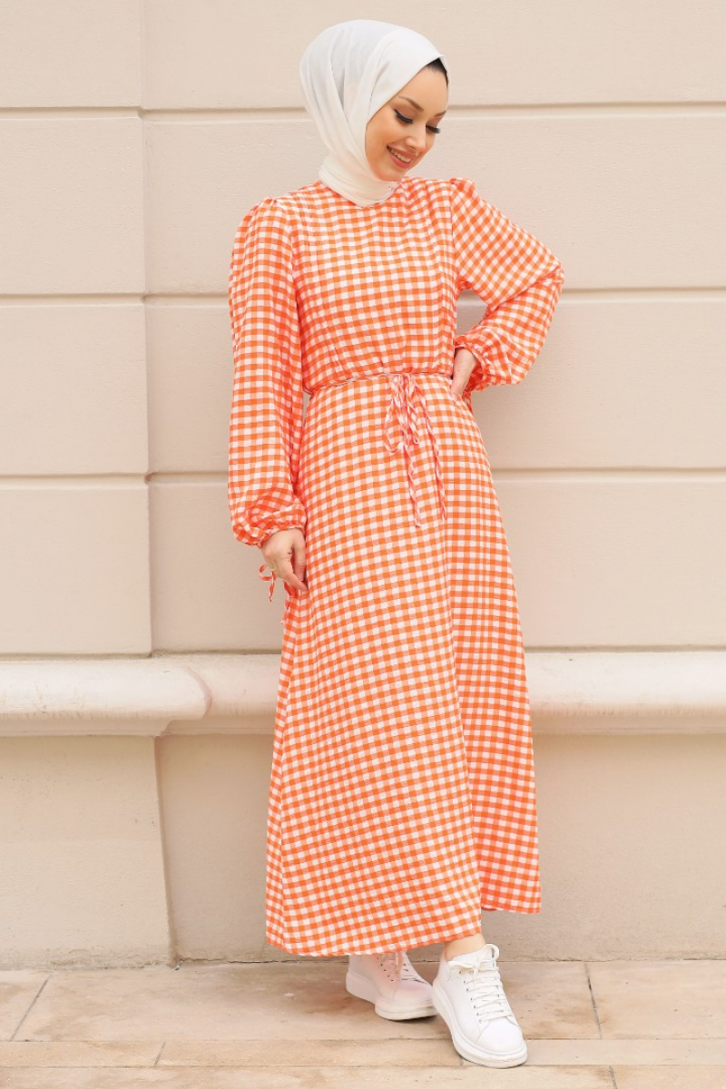 Mona Orange Dress