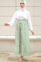 Janset Mint Green Skirt