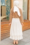 Linsey White Skirt