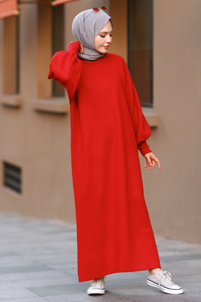 Mikila Kırmızı Elbise