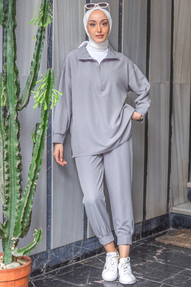 Camelia Gray Suit