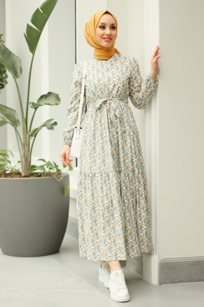 Teresa Yeşil Elbise