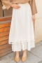 Linsey White Skirt