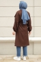 Space Brown Trench Coat