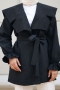 Lora Black Trench Coat