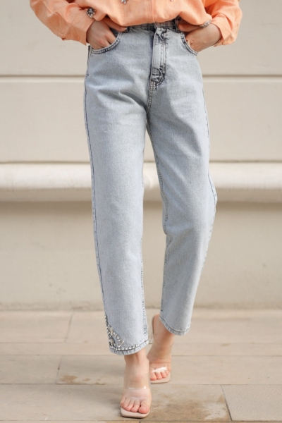 Nero Light Blue Pants