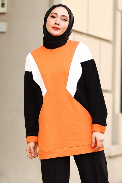 Vesta Orange Sweatshirt