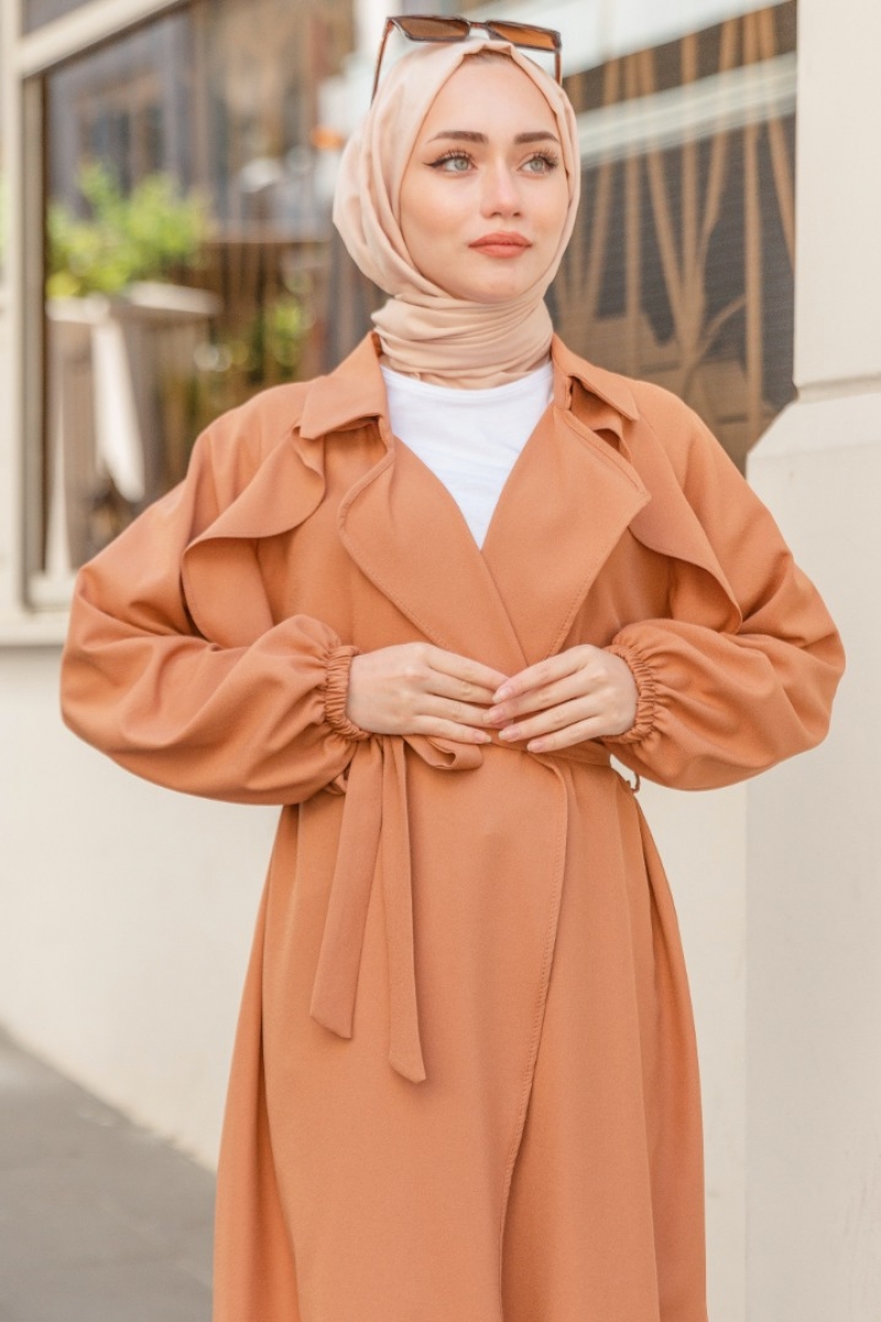 Space Tan Trench Coat