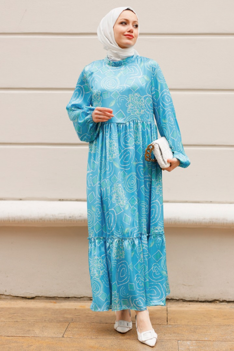 Anolya Mavi Elbise