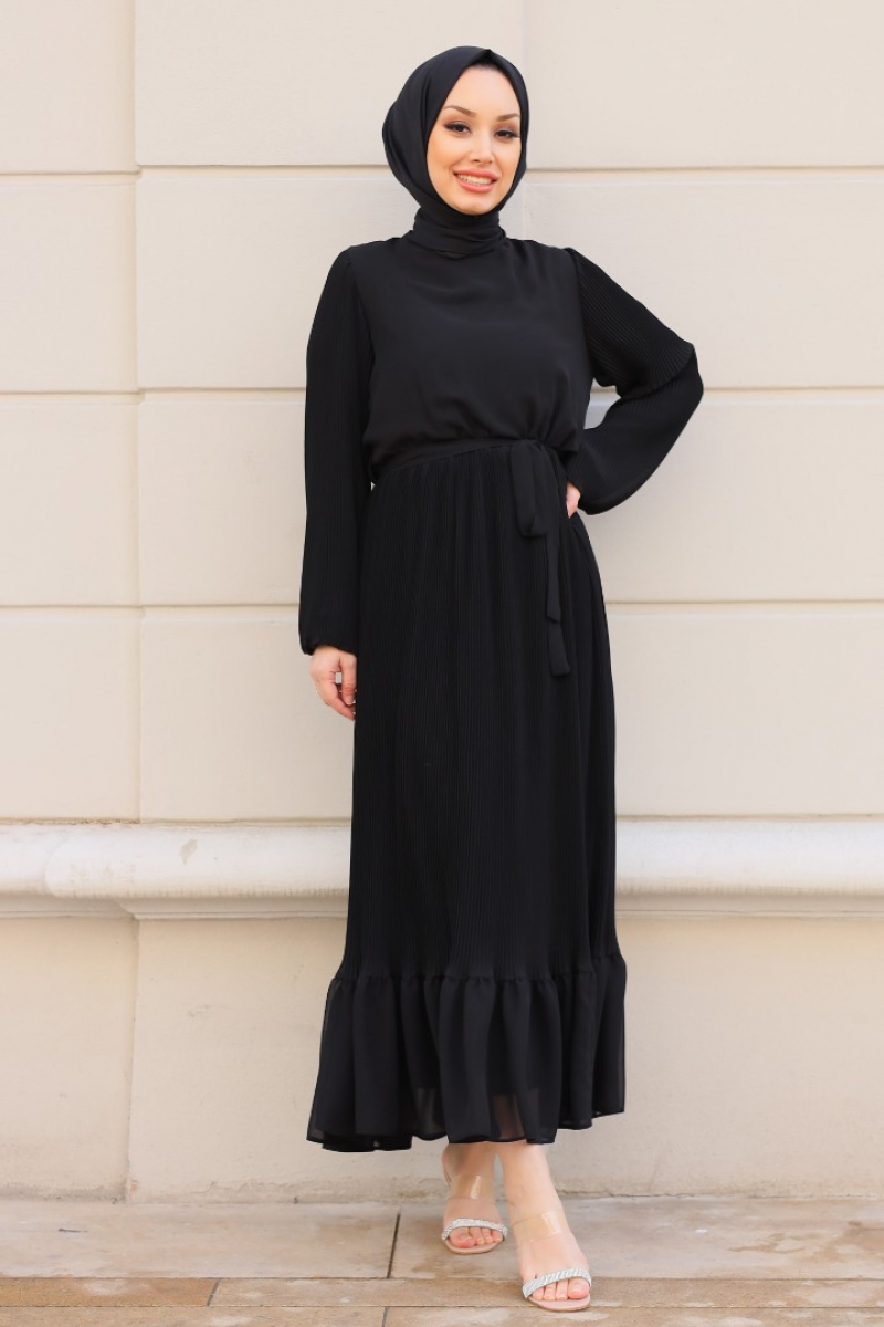 Mariola Siyah Elbise
