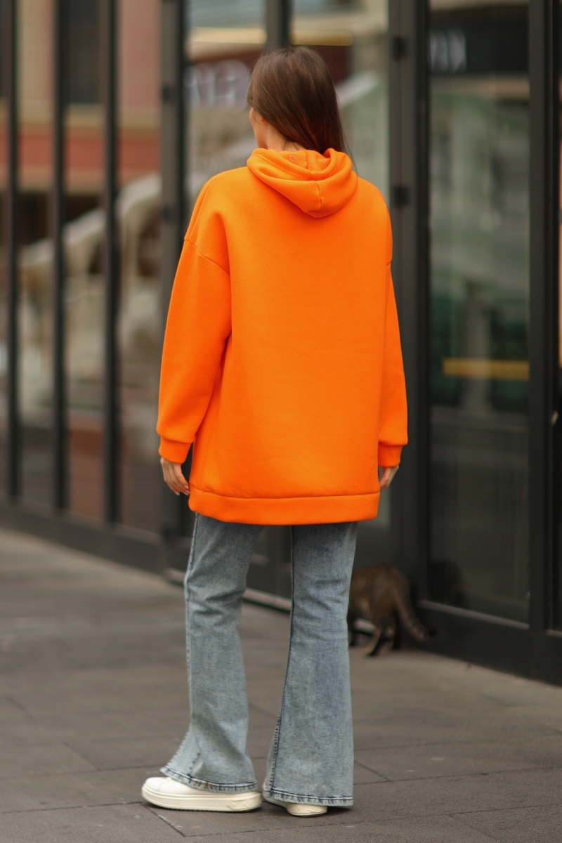 Camera Orange Sweatshirt