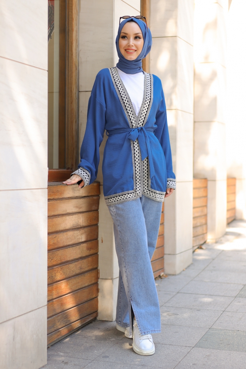 Elin Mavi Kimono