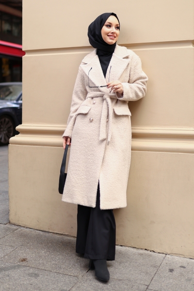 Hiera Beige Coat
