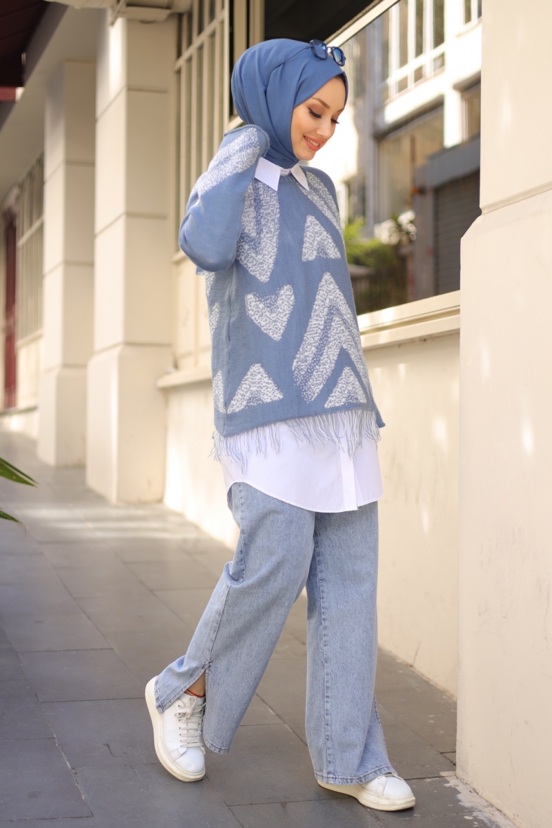 Marcus Blue Knitwear Sweater