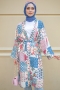 Voile Blue Kimono