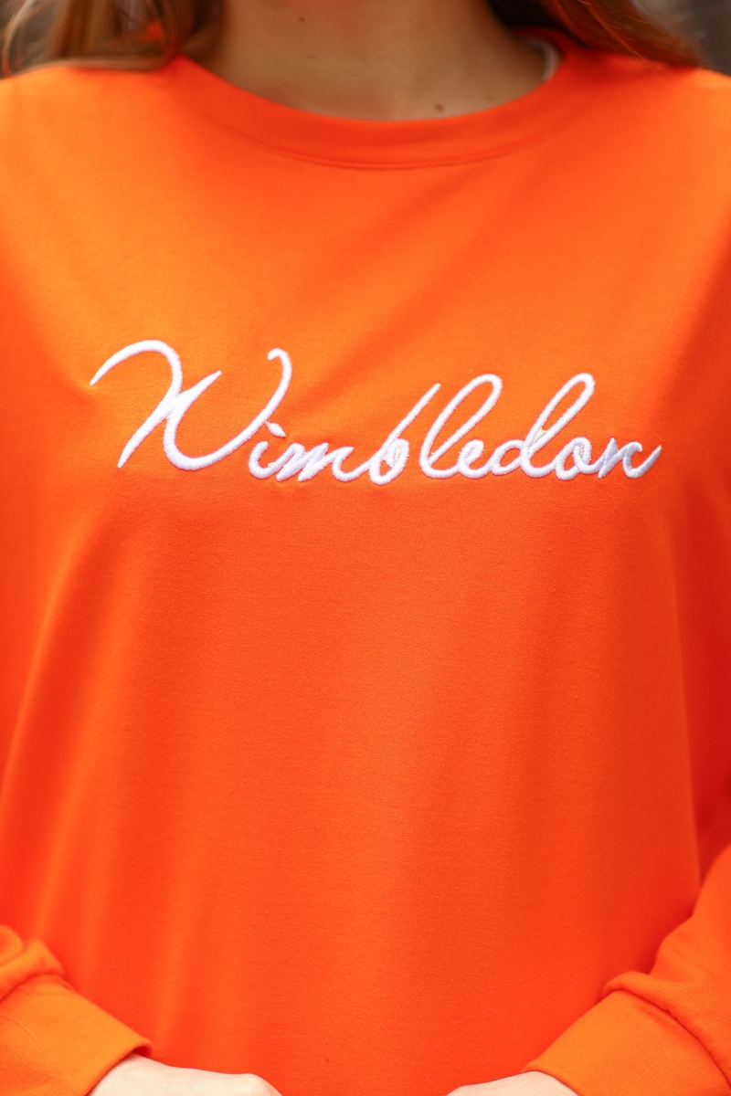 Winbledon Orange Sweatshirt