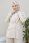 Ashra Beige Suit