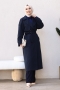 Collins Navy Blue Trench