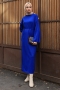 Hansy Saks Blue Knitwear Dress