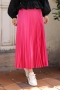 Lariva Pink Satin Skirt 