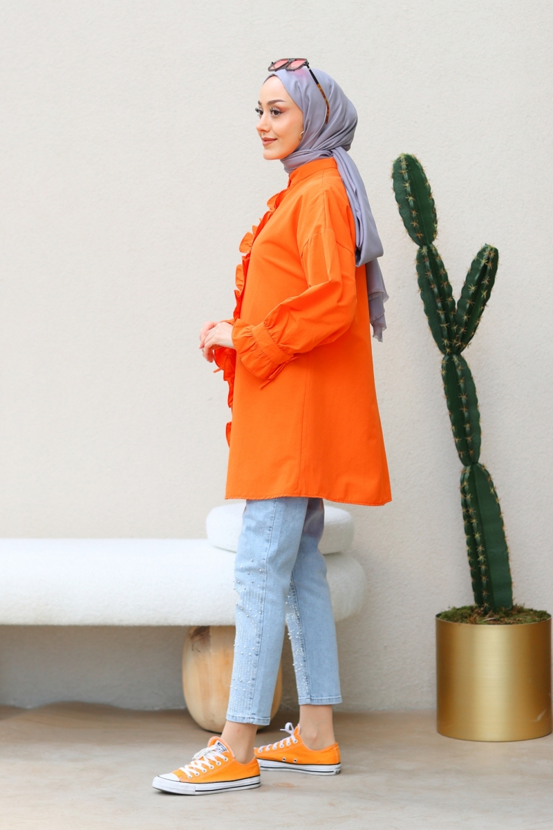Levin Orange Tunic