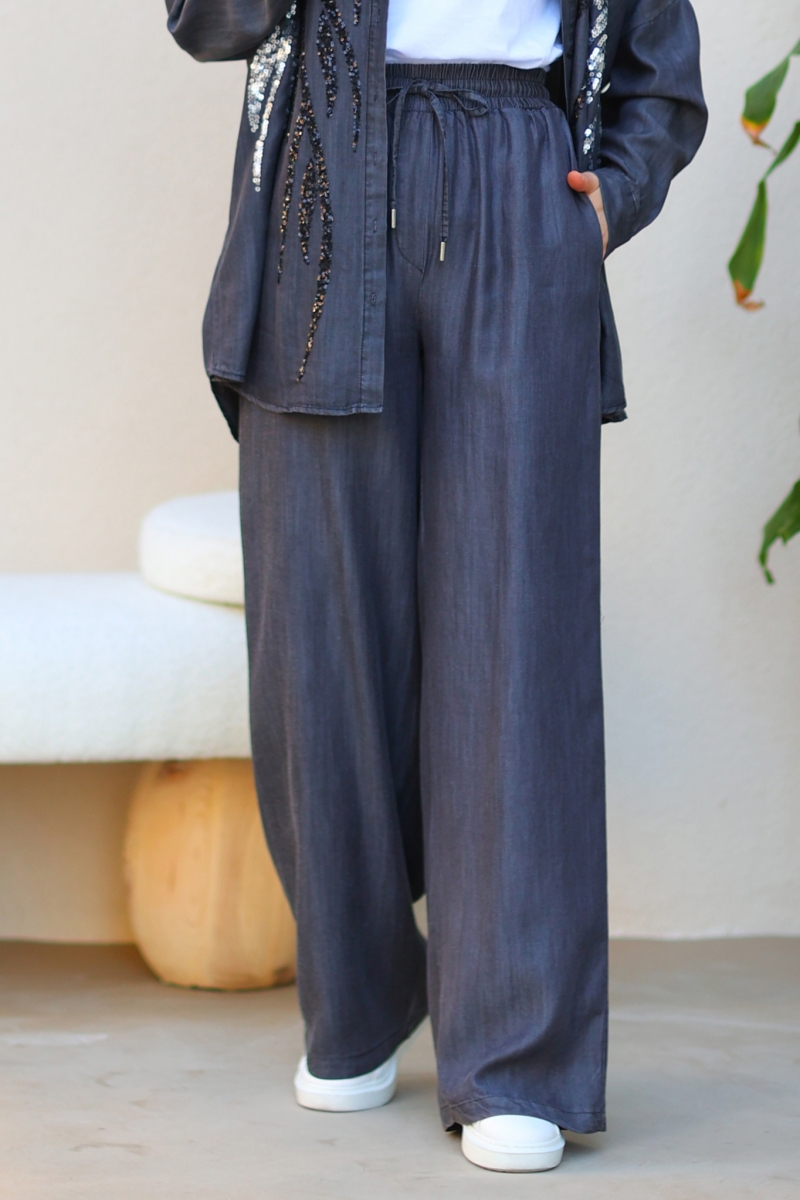 Manish Anthracite Trousers