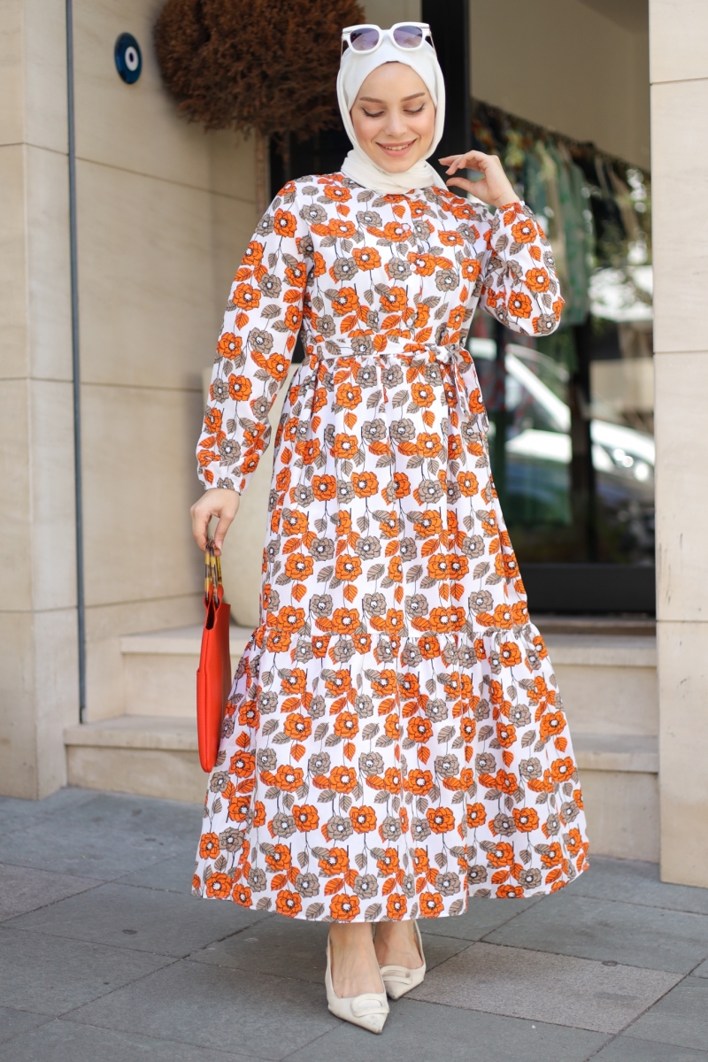Metz Orange Dress