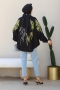 Olva Black Kimono